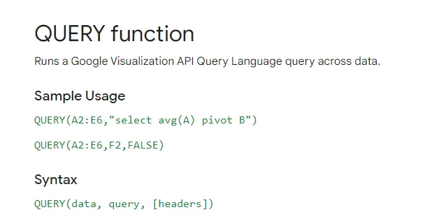 ตัวอย่างคำสั่ง Query